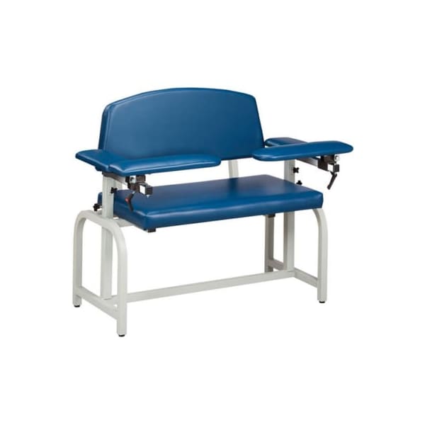 Clinton Industries Clinton 66000 Lab X Series Extra-Wide Blood Drawing Chair with Padded Arms 66000 - main
